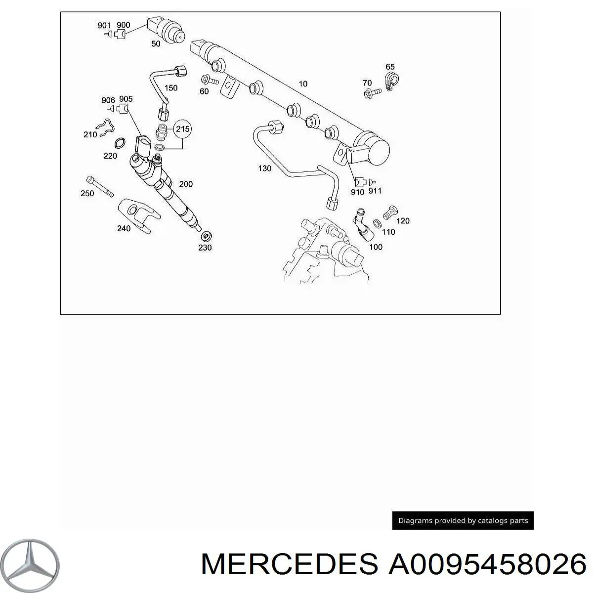 A0095458026 Mercedes 