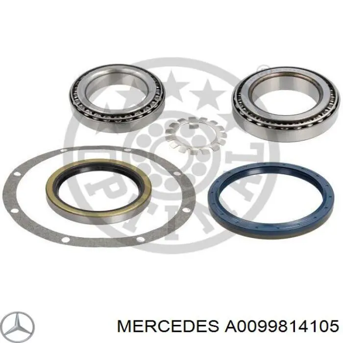 A0099814105 Mercedes cojinete interno del cubo de la rueda delantera