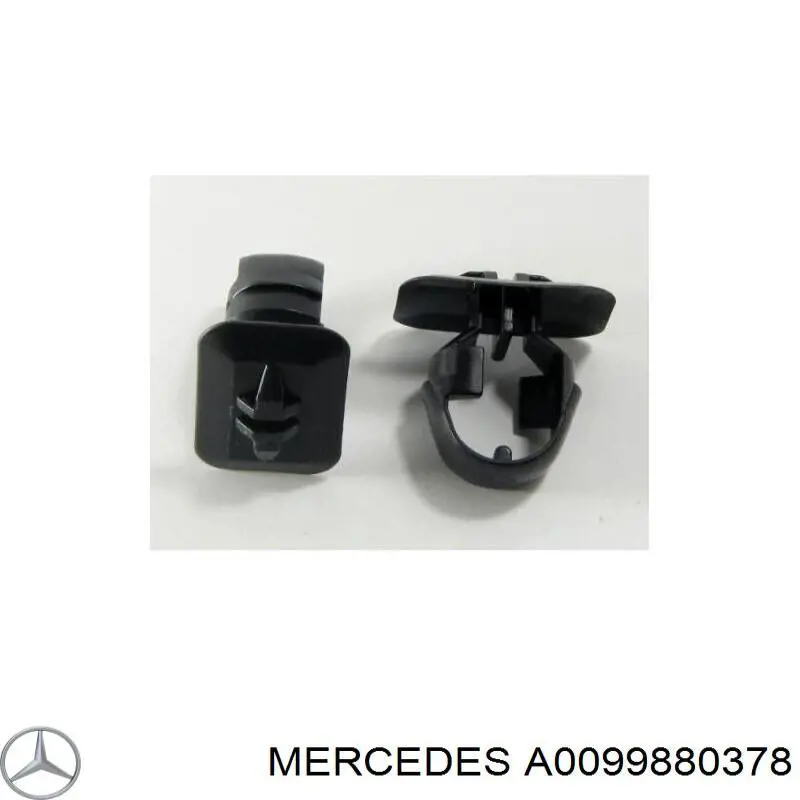 0099880378 Mercedes clips de fijación de moldura de puerta
