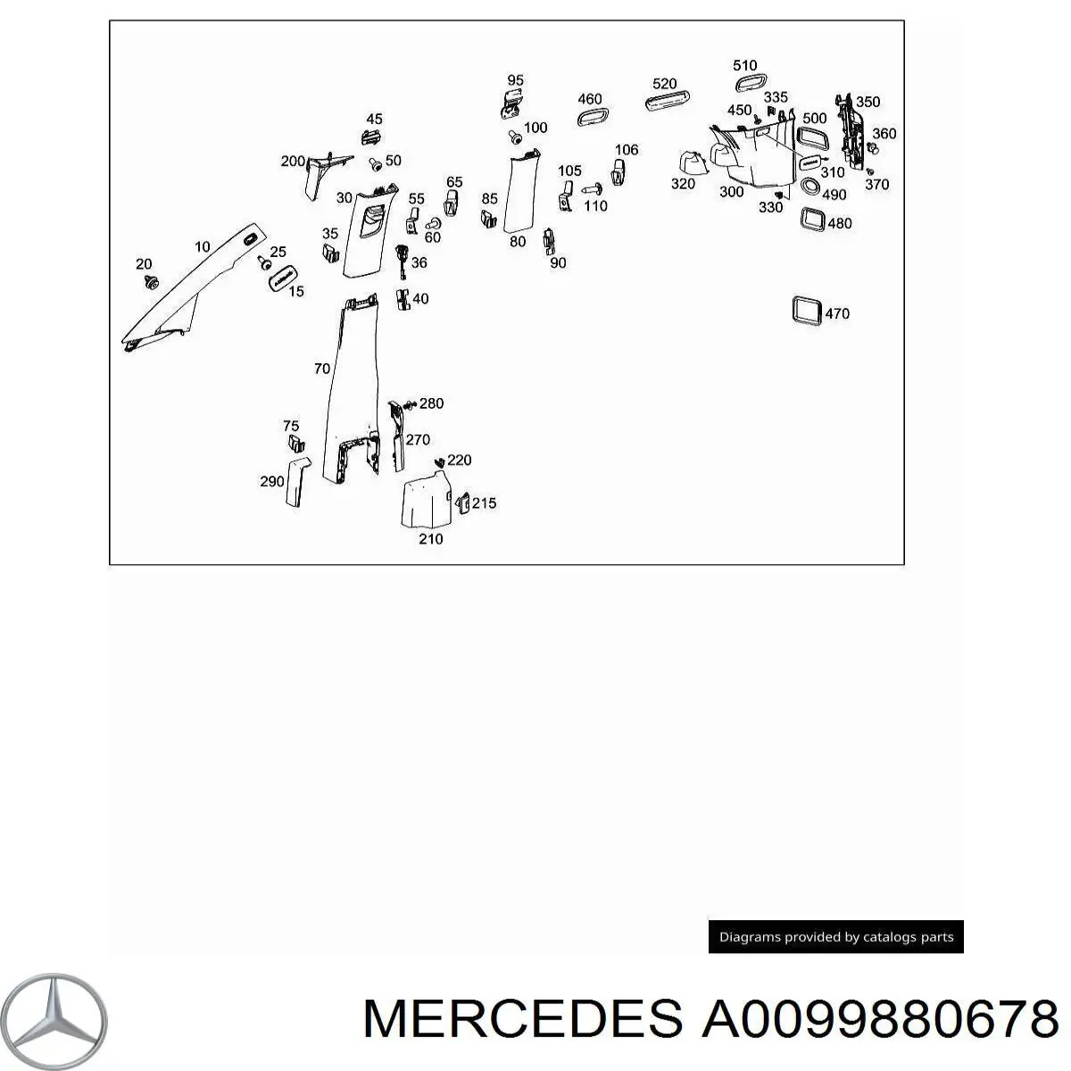  Mercedes A0099880678 precio, desde 2,24 EUR