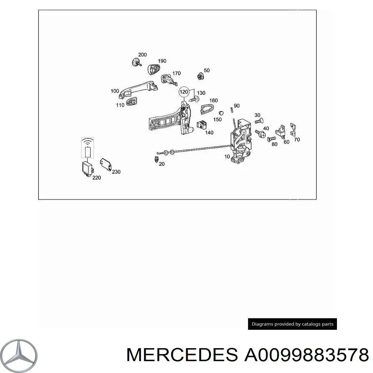 A0099883578 Mercedes 