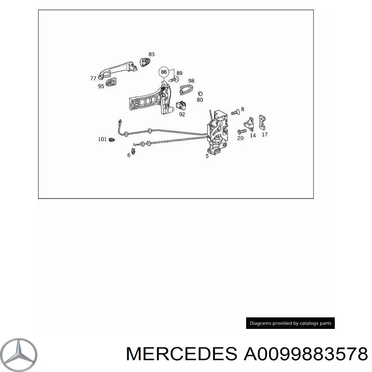  Mercedes A0099883578 precio, desde 8,70 EUR