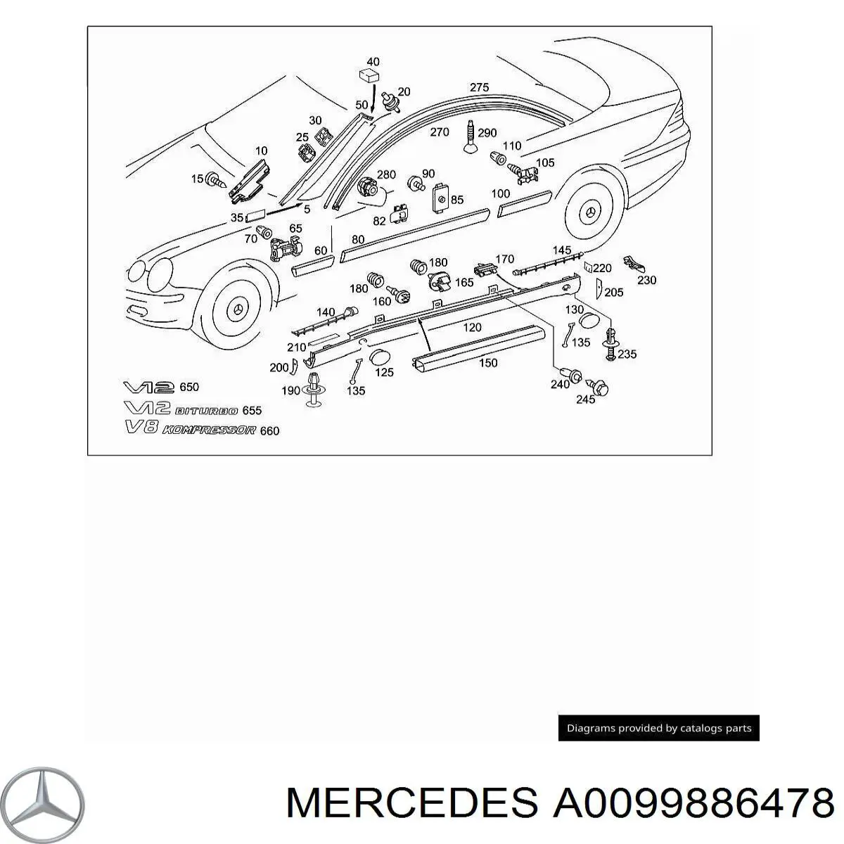 A0099886478 Mercedes