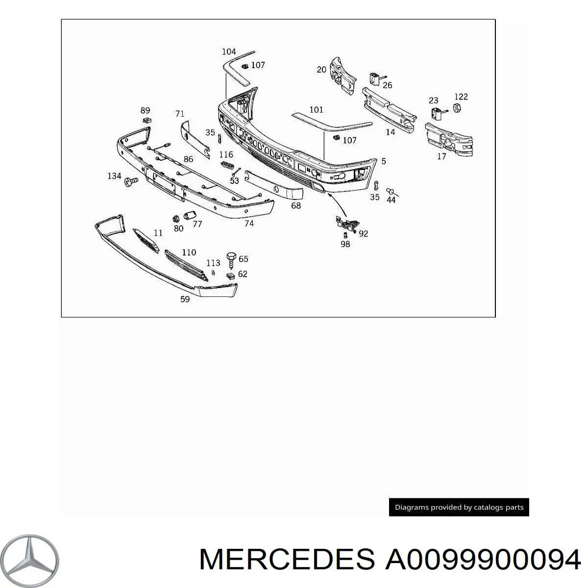 0099900094 Mercedes