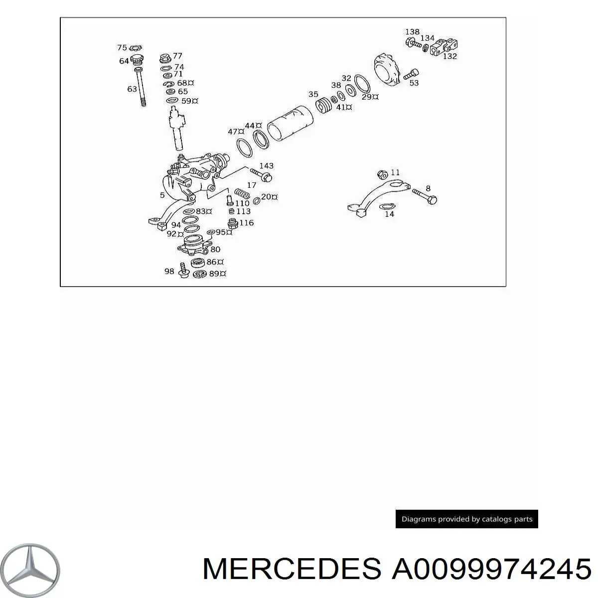 0099974245 Mercedes