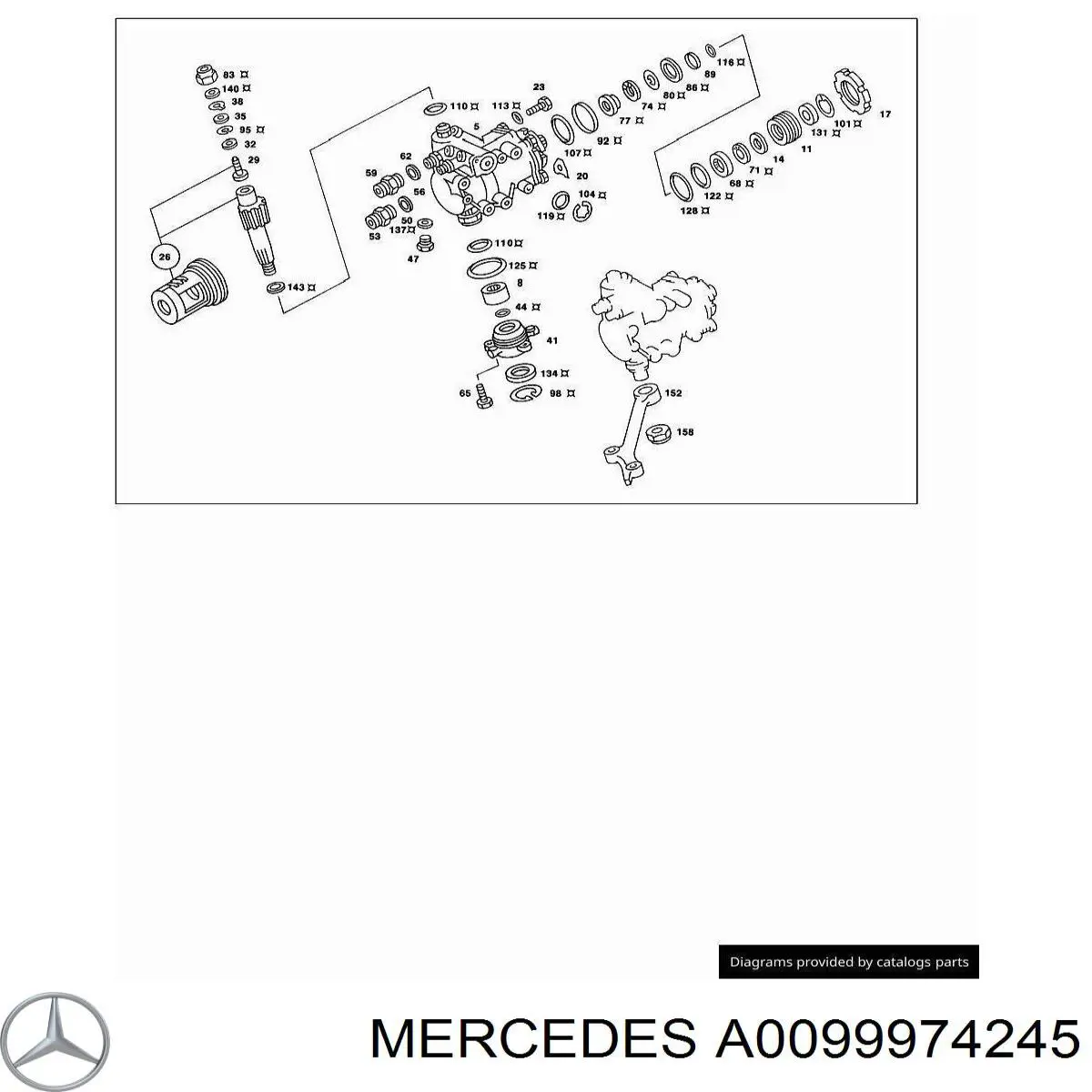  Mercedes A0099974245 precio, desde 3,66 EUR