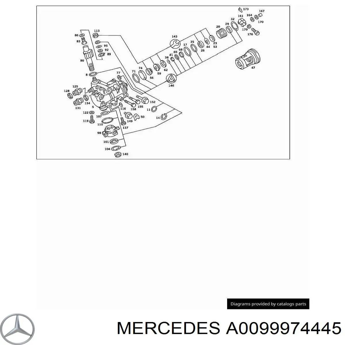 A0099974445 Mercedes