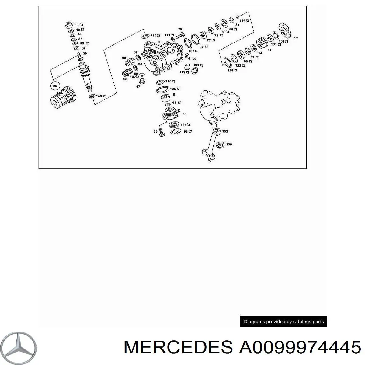  Mercedes A0099974445 precio, desde 7,62 EUR