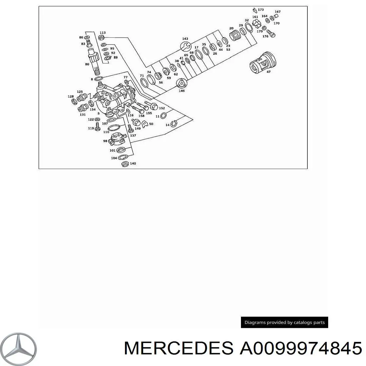  Mercedes A0099974845 precio, desde 12,95 EUR