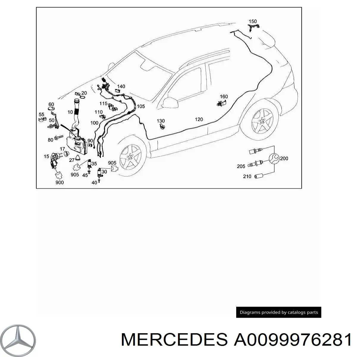  Mercedes A0099976281 precio, desde 7,71 EUR