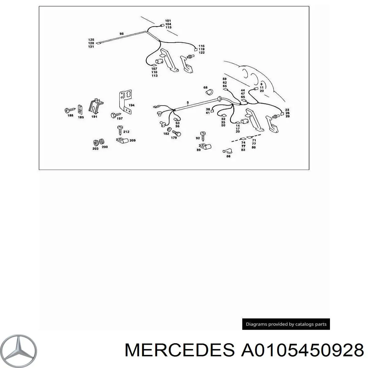  A0105450928 Mercedes