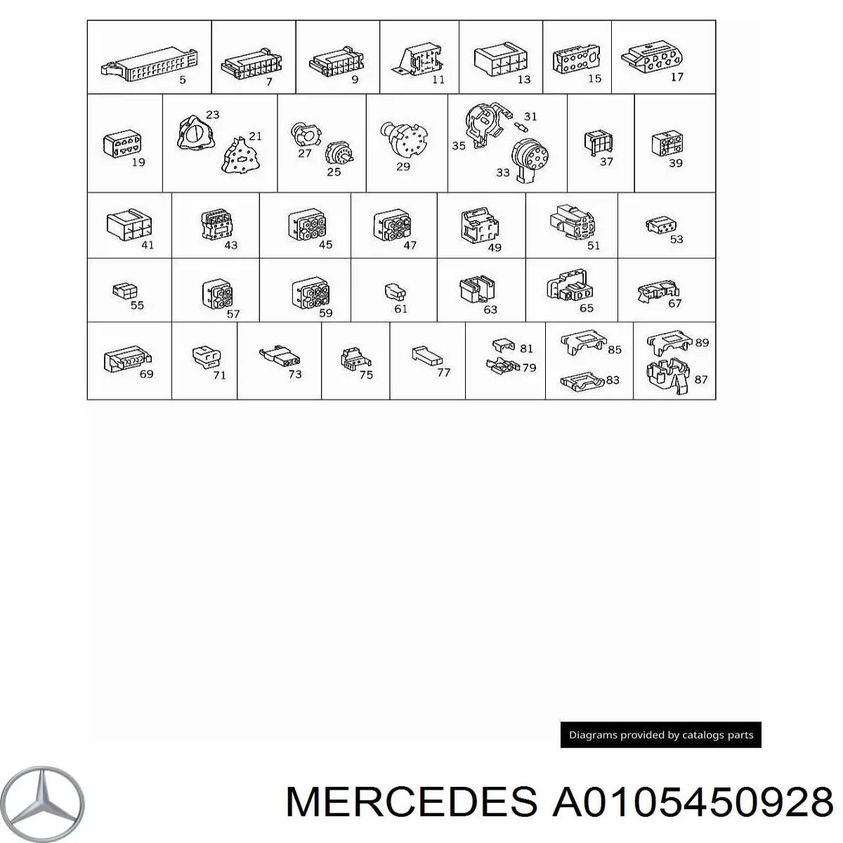  Mercedes A0105450928 precio, desde 4,57 EUR