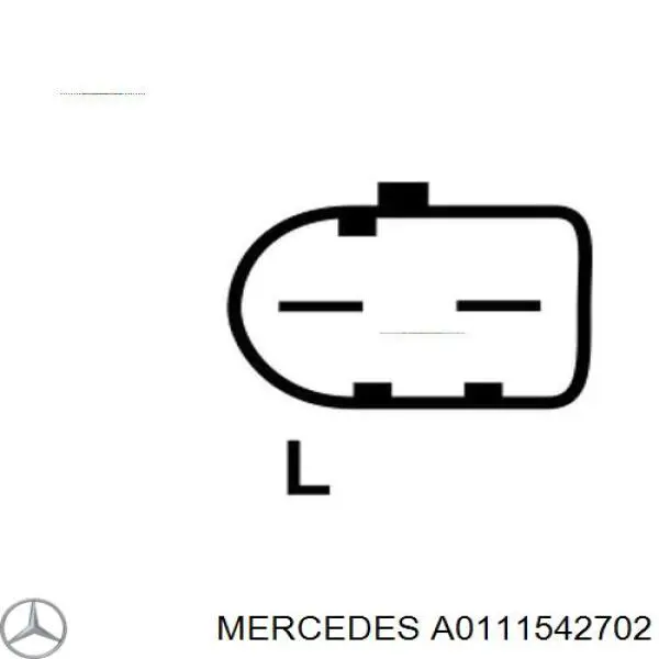 A0111542702 Mercedes alternador