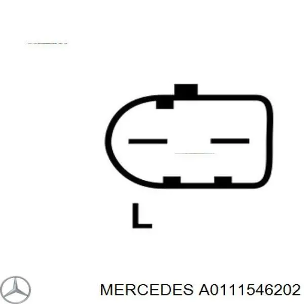 A0111546202 Mercedes alternador