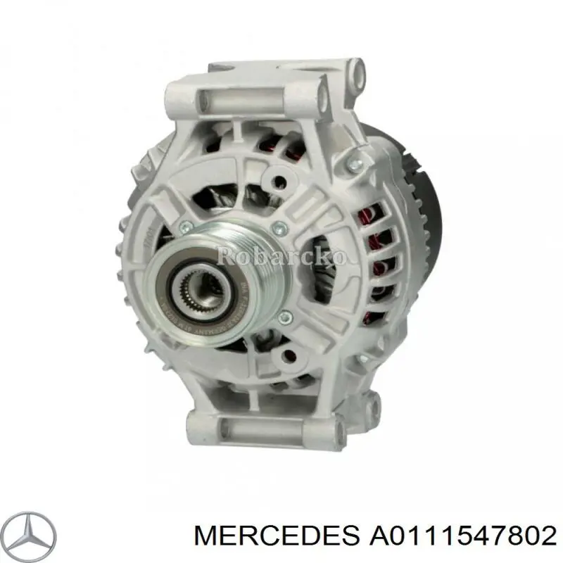 A0111547802 Mercedes alternador