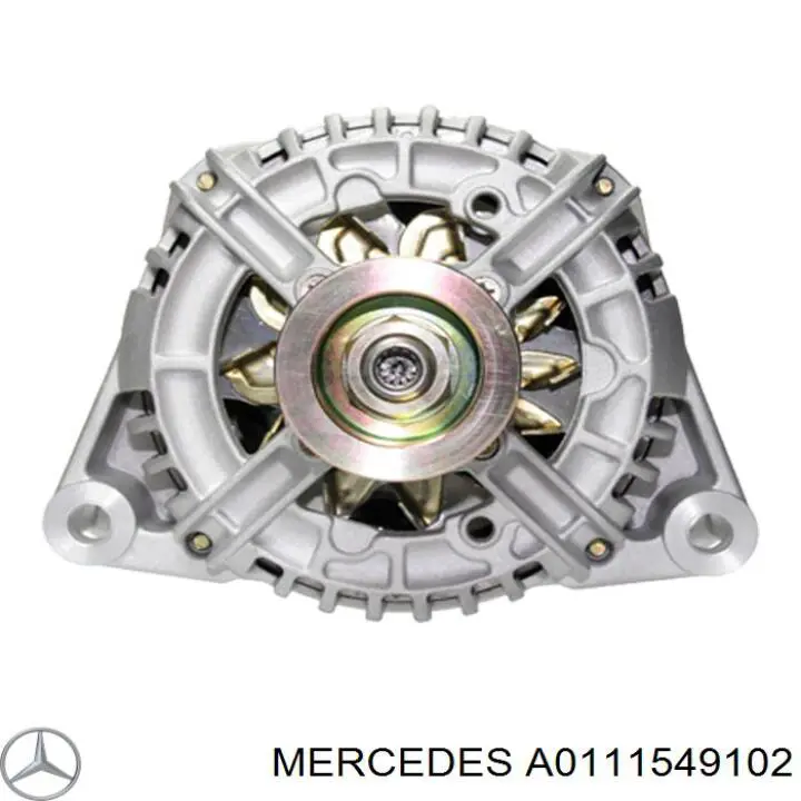 Alternador del motor Mercedes A0111549102 precio, desde 120,52 EUR