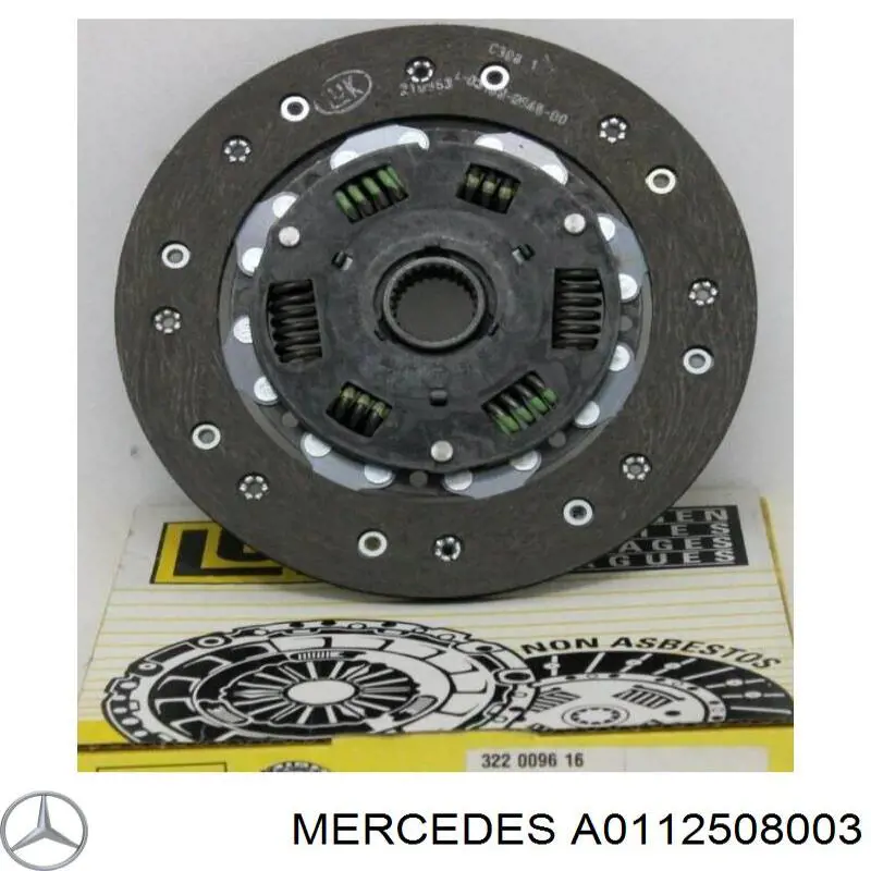 Disco de embrague Mercedes A0112508003 precio, desde 93,45 EUR