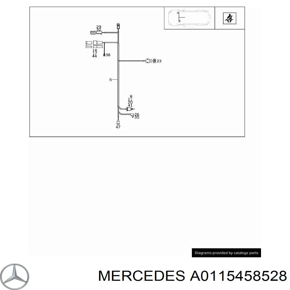  A0115458528 Mercedes