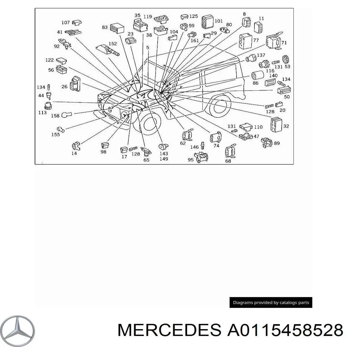 A0115458528 Mercedes 