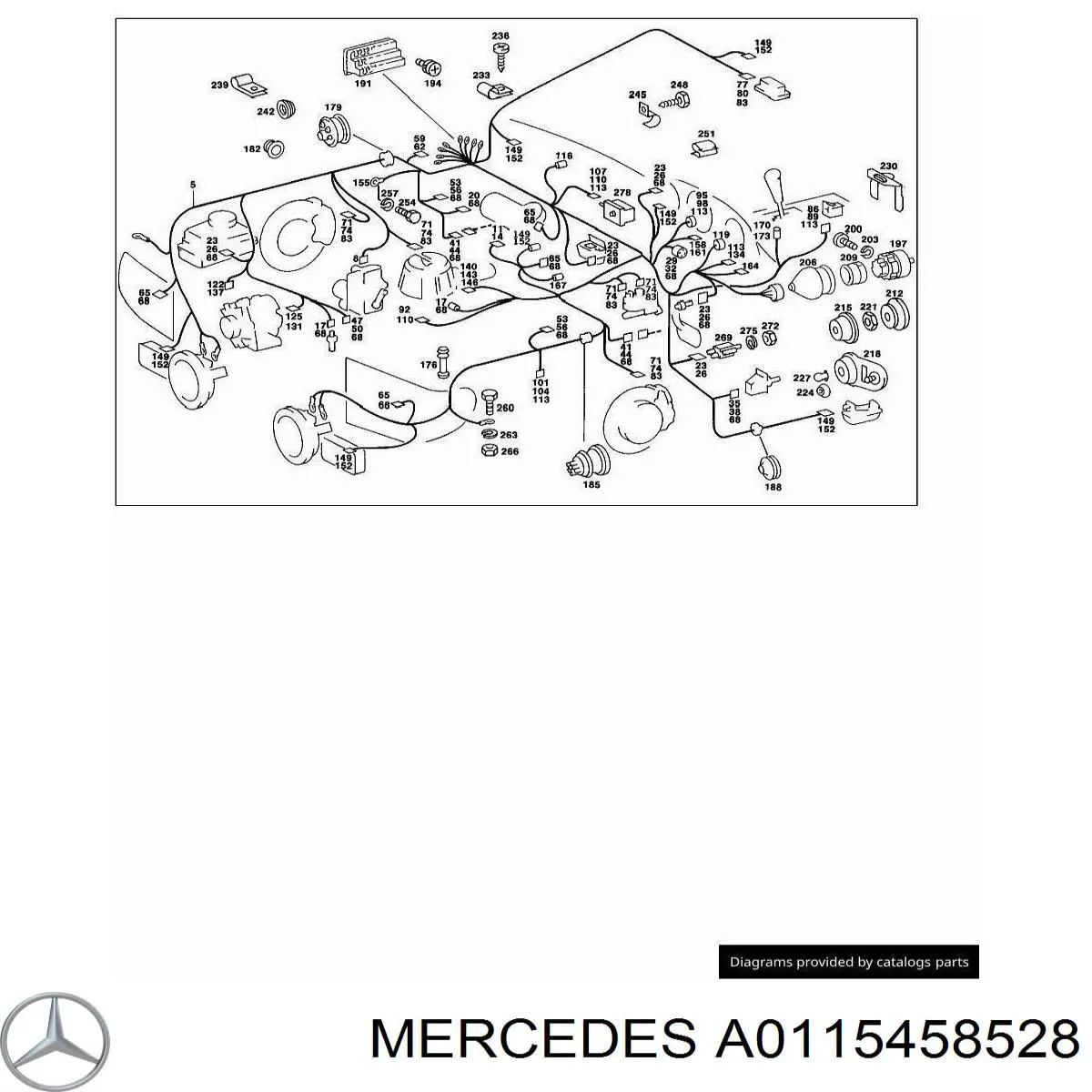  Mercedes A0115458528 precio, desde 8,26 EUR