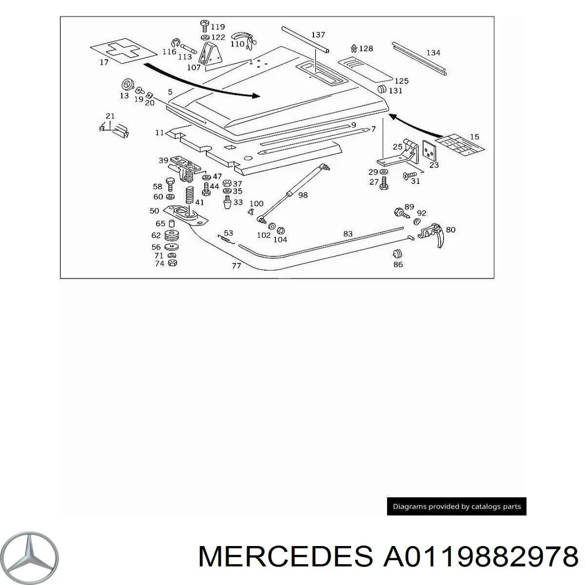  Mercedes A0119882978 precio, desde 12,43 EUR