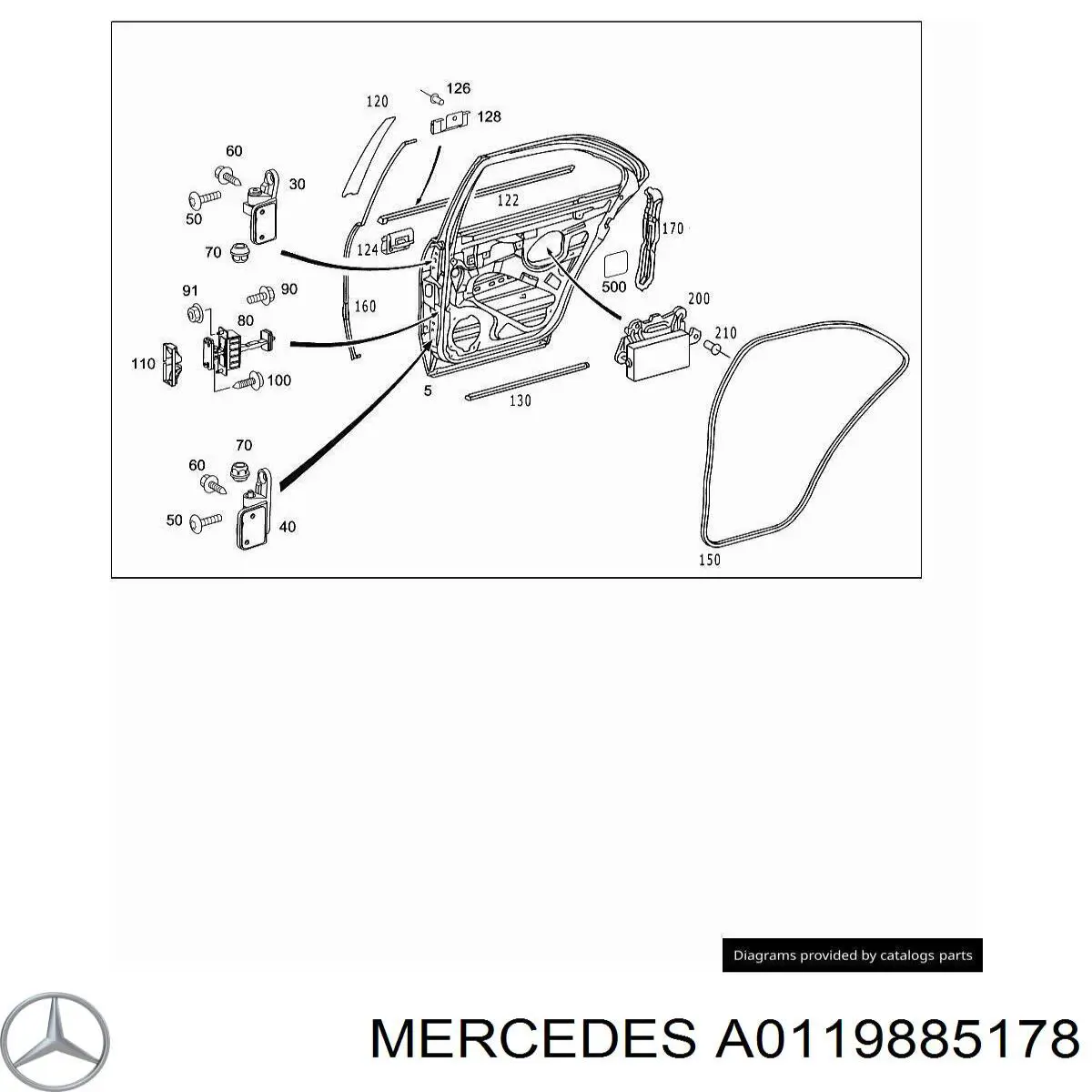  Mercedes A0119885178 precio, desde 7,68 EUR
