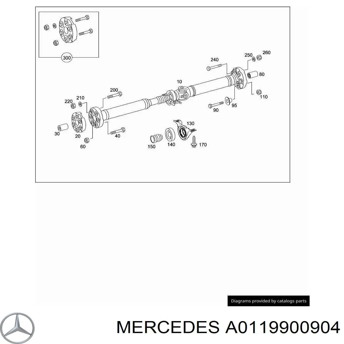  Mercedes A0119900904 precio, desde 12,69 EUR
