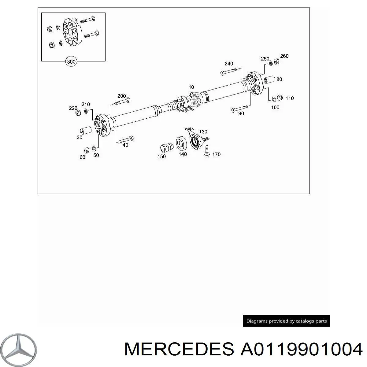  Mercedes A0119901004 precio, desde 4,02 EUR
