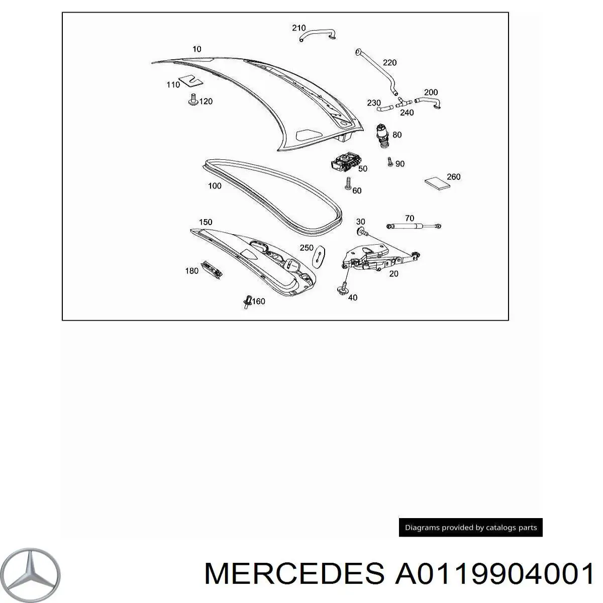  Mercedes A0119904001 precio, desde 4,48 EUR