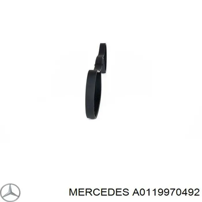 A0119970492 Mercedes correa trapezoidal