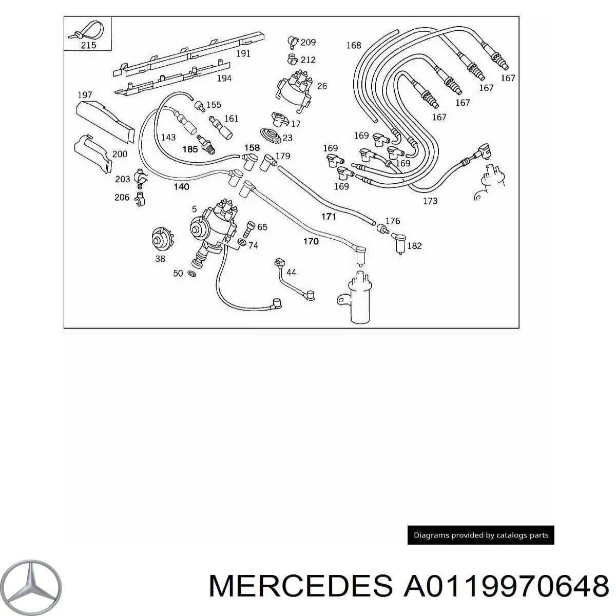  Mercedes A0119970648 precio, desde 7,80 EUR