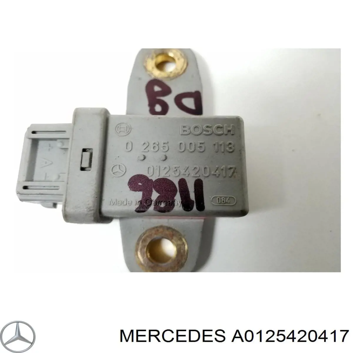 A0125420417 Mercedes sensor de aceleracion longitudinal