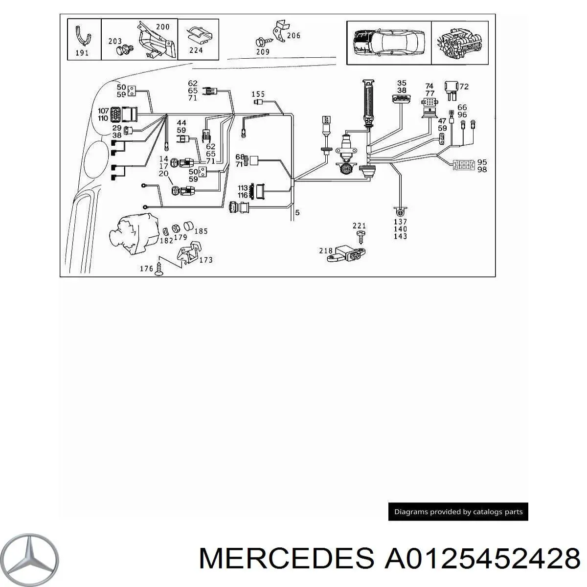  A0125452428 Mercedes