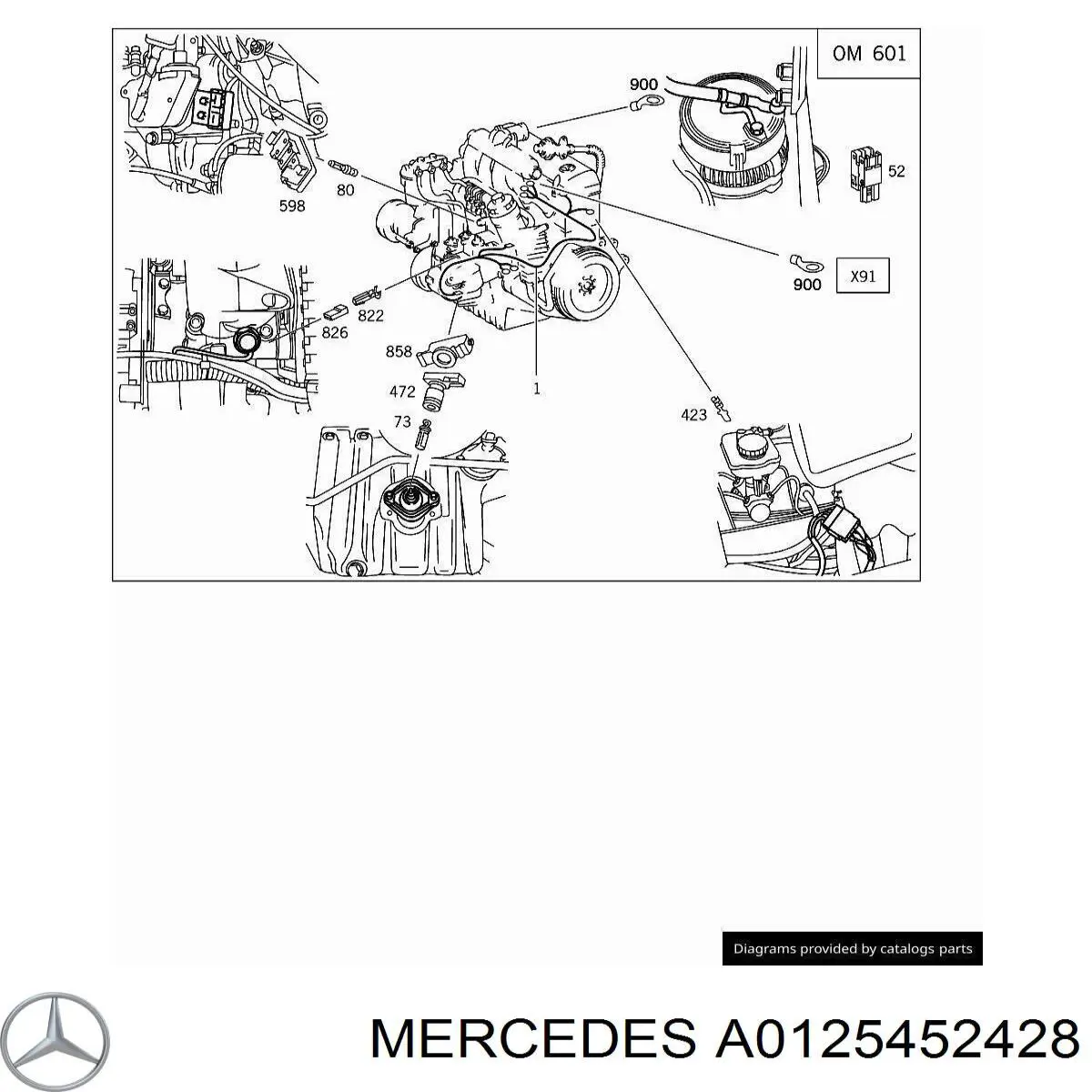 A0125452428 Mercedes 