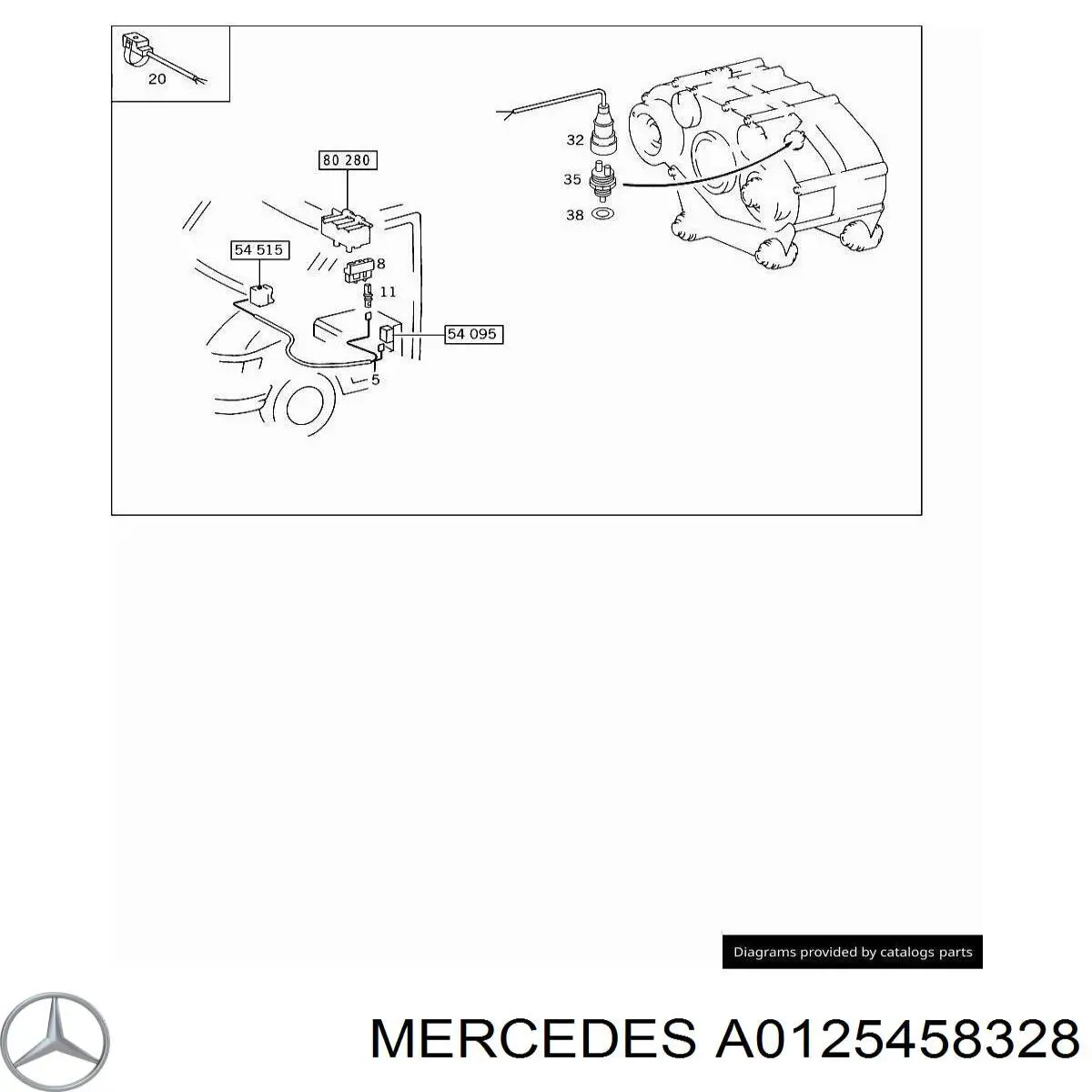  A0125458328 Mercedes