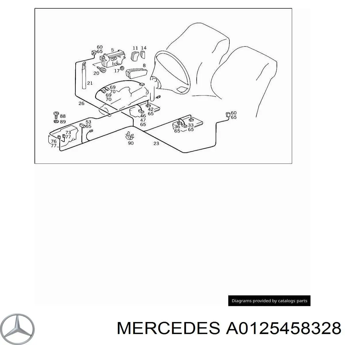 A0125458328 Mercedes 