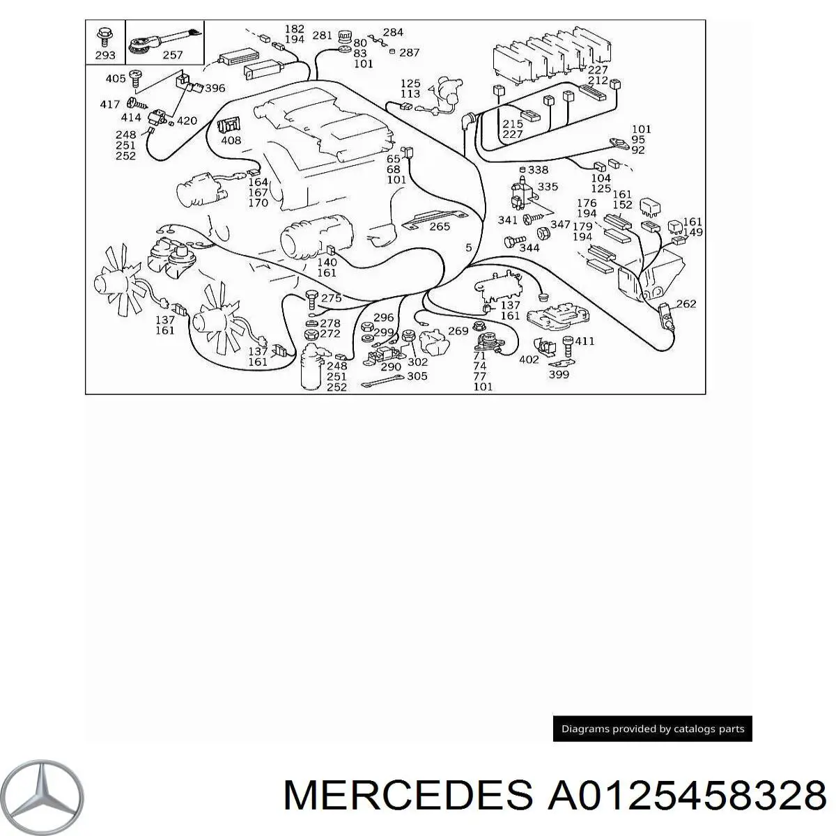  Mercedes A0125458328 precio, desde 9,71 EUR
