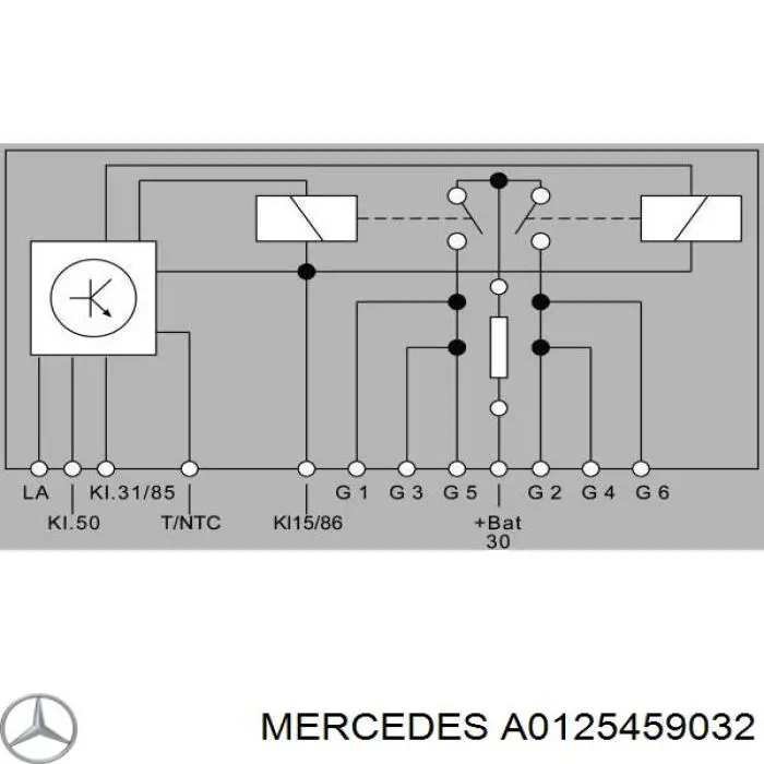Comprar A0125459032 Mercedes Caja precalentamiento bujias