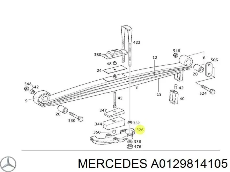 Comprar A0129814105 Mercedes Cojinete de rueda trasero