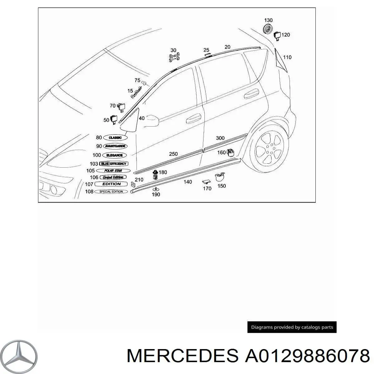 A0129886078 Mercedes