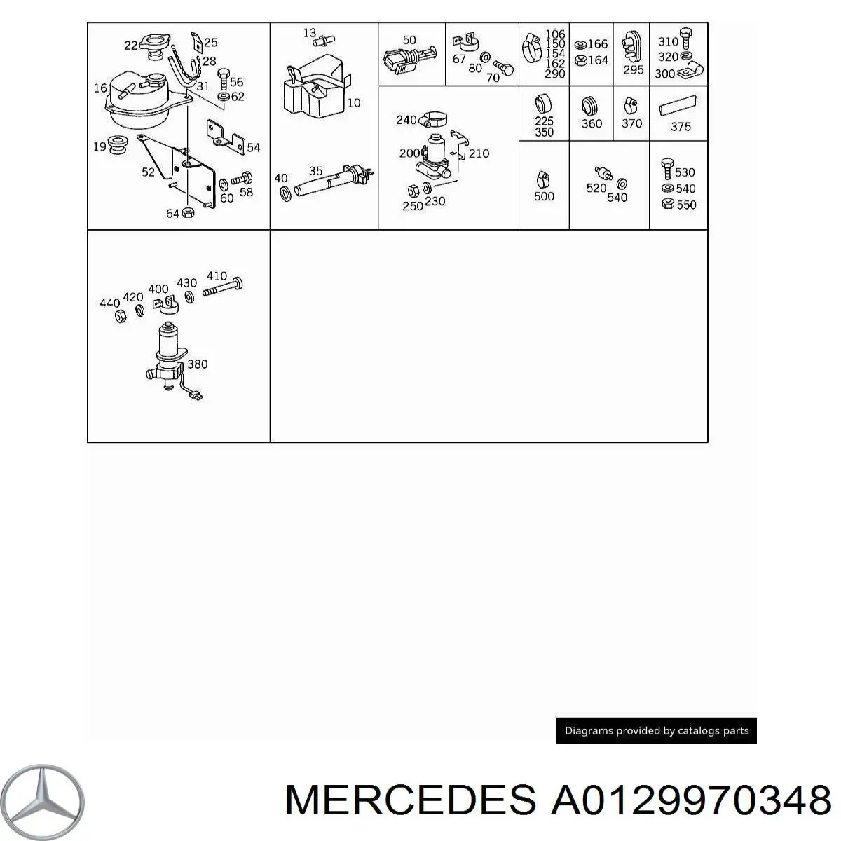  A0129970348 Mercedes