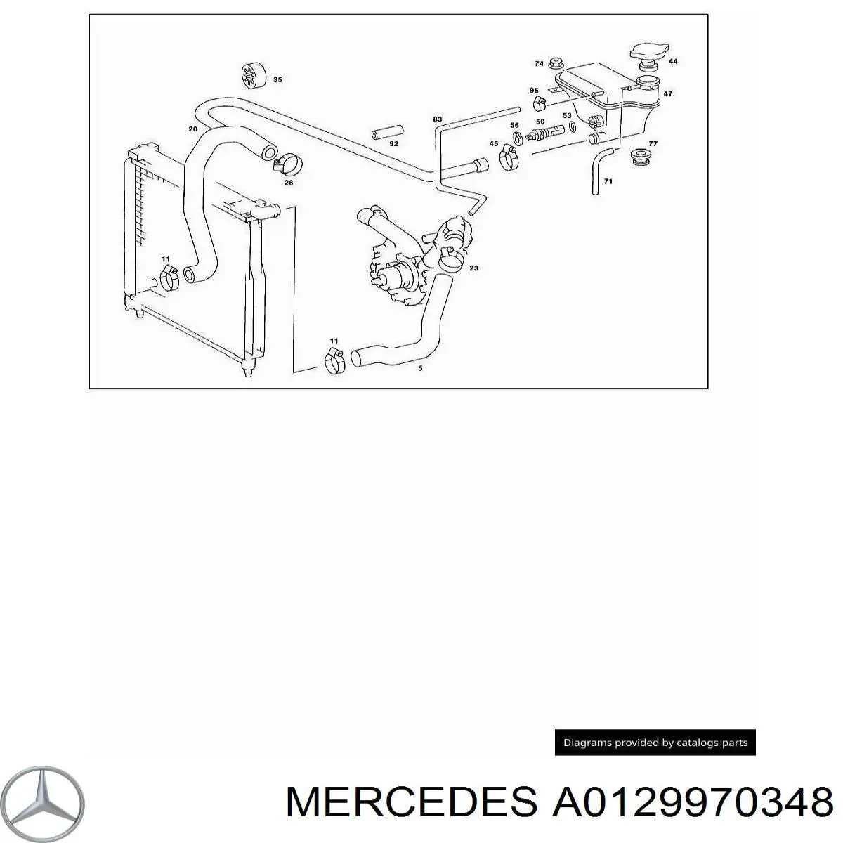 A0129970348 Mercedes