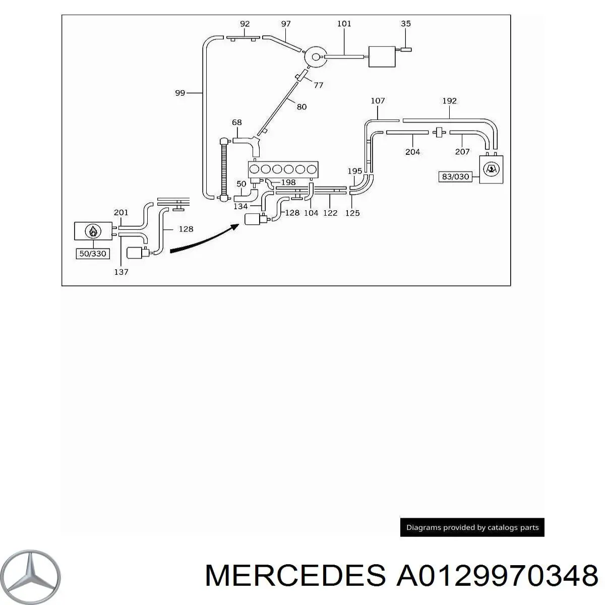 Comprar A0129970348 Mercedes 
