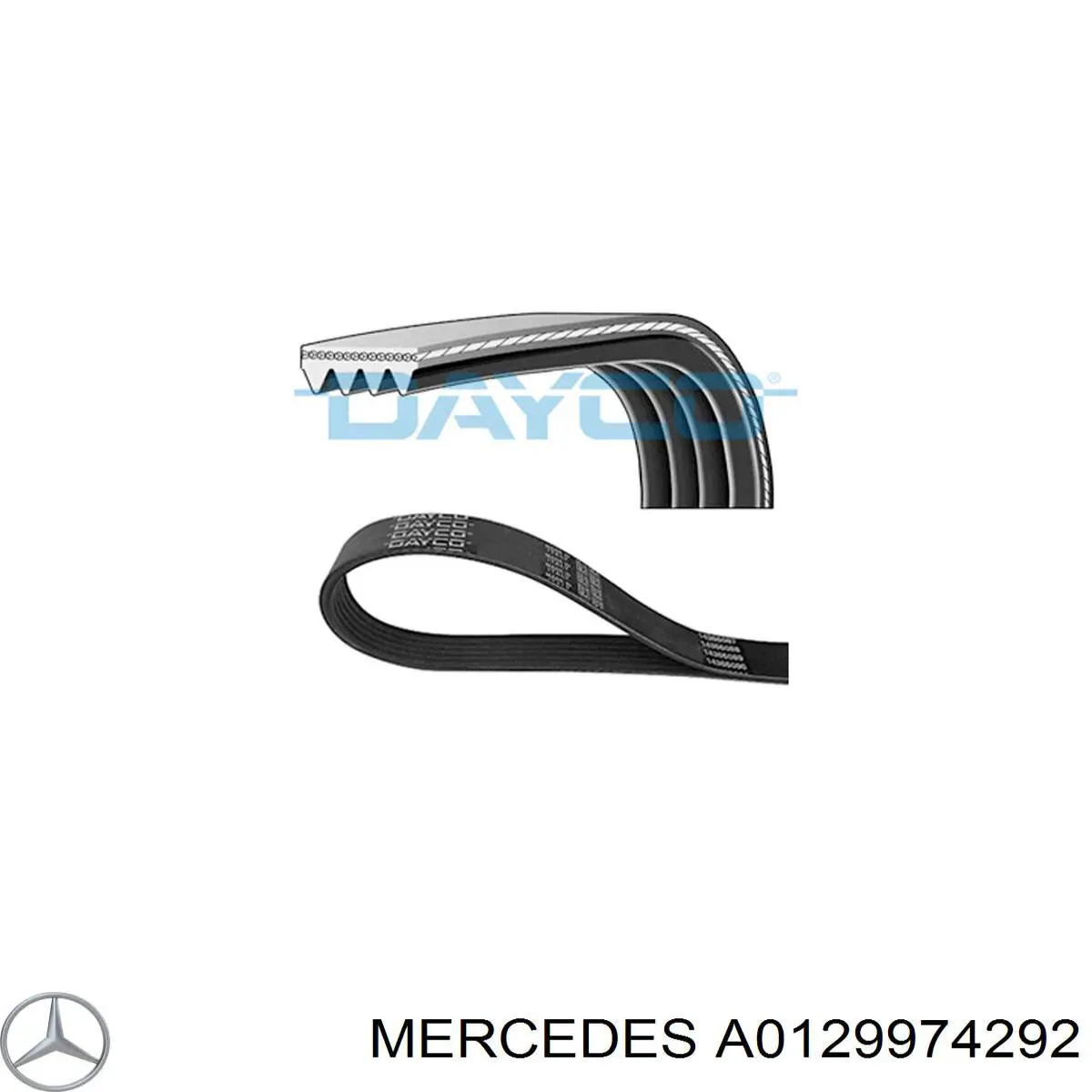 Correa de transmisión trapezoidal Mercedes A0129974292 precio, desde 20,65 EUR