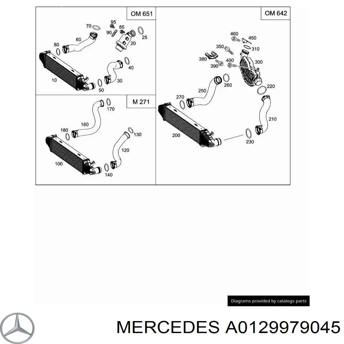 Junta tórica del tubo del intercooler Mercedes 0279974745 precio, desde 9,73 EUR