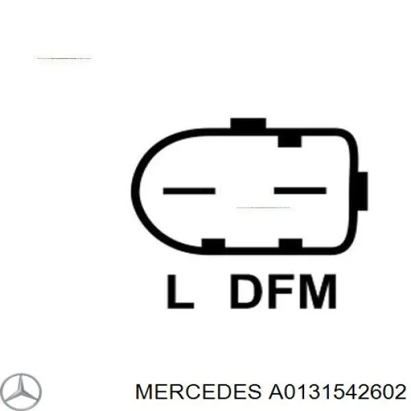 Alternador A0131542602 Mercedes