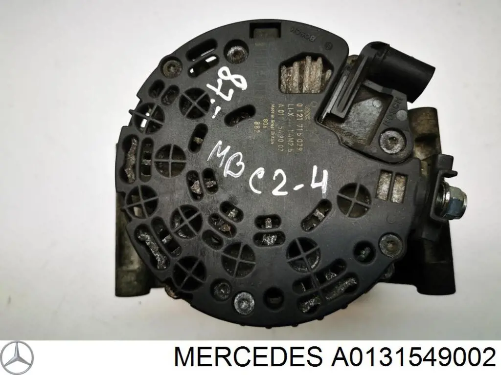 Alternador del motor Mercedes A0131549002 precio, desde 241,32 EUR