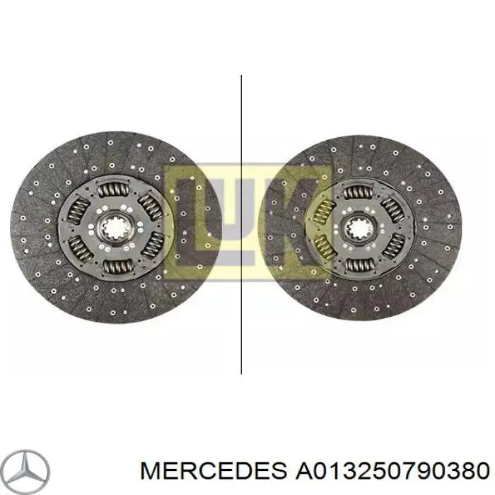 0132507903 Mercedes disco de embrague