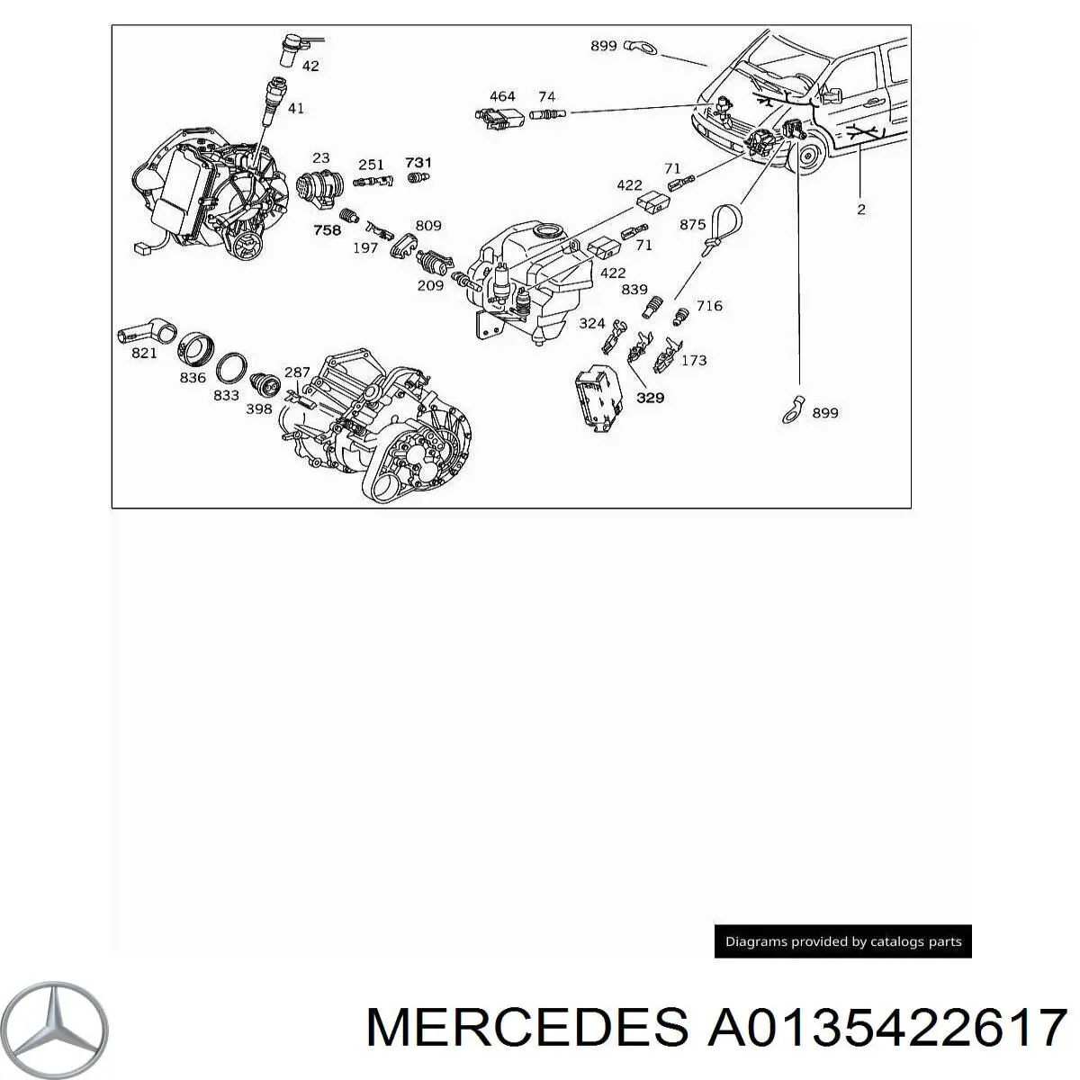  Mercedes A0135422617 precio, desde 181,50 EUR