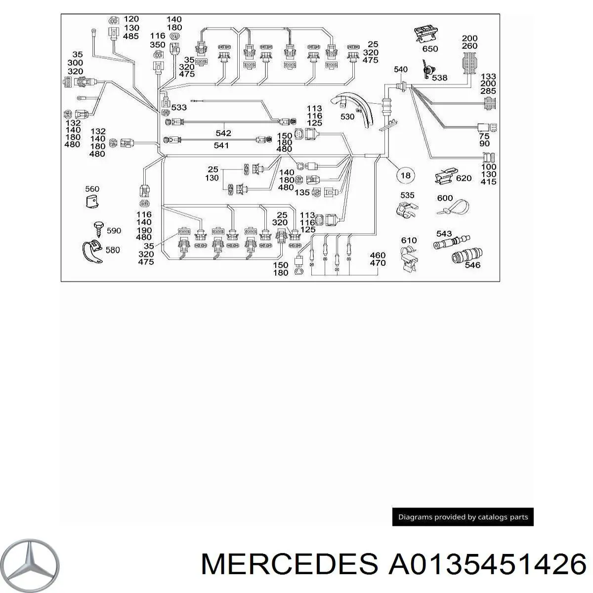 A0135451426 Mercedes 